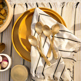 Celestial Brass Tea Spoon Set of 4 - ellementry